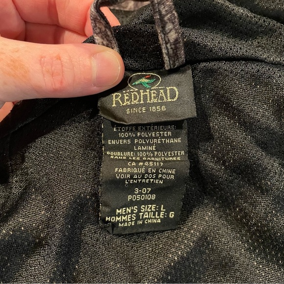 Redhead Men’s Mossy Oak Camo Camouflage Full Zip Hooded Hunting Jacket Large - Picture 4 of 8